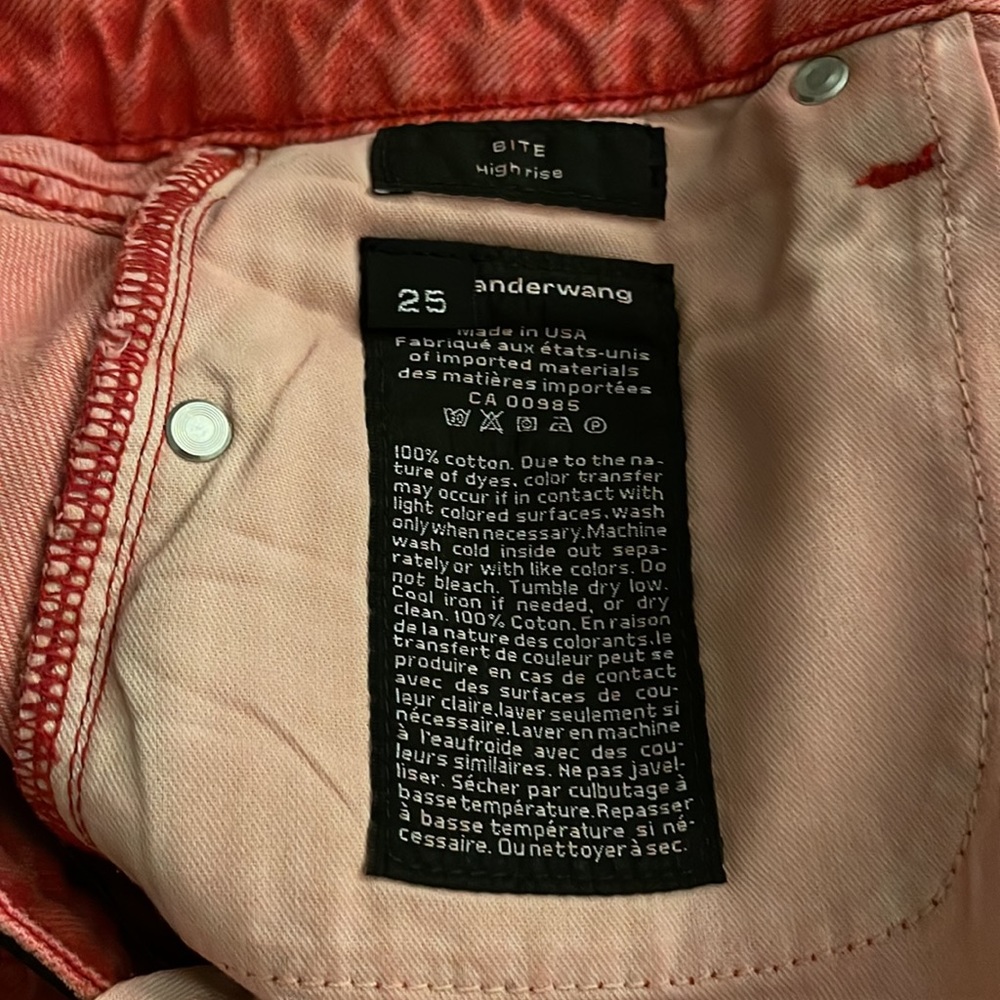 New never worn size 25 Alexander wang bite shorts - Picture 4 of 5